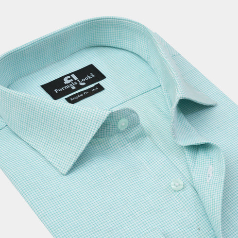 Premium Green Check Formal Shirt