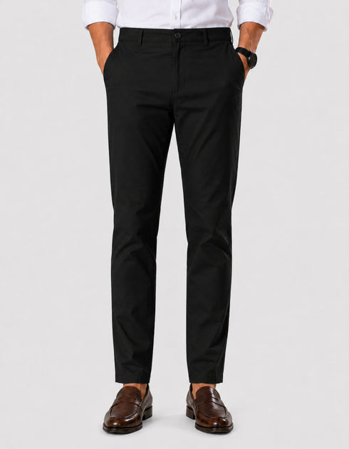 Regular Fit Black Cotton Pant – Imported Stuff