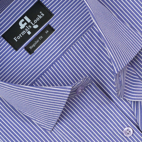 Premium Purple Lining Formal Shirt