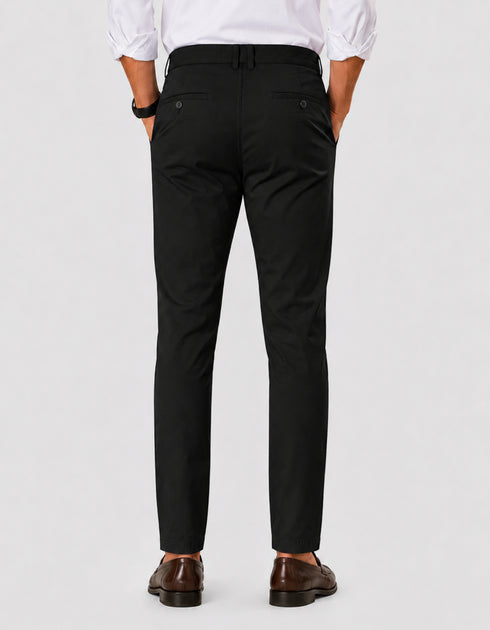 Regular Fit Black Cotton Pant – Imported Stuff