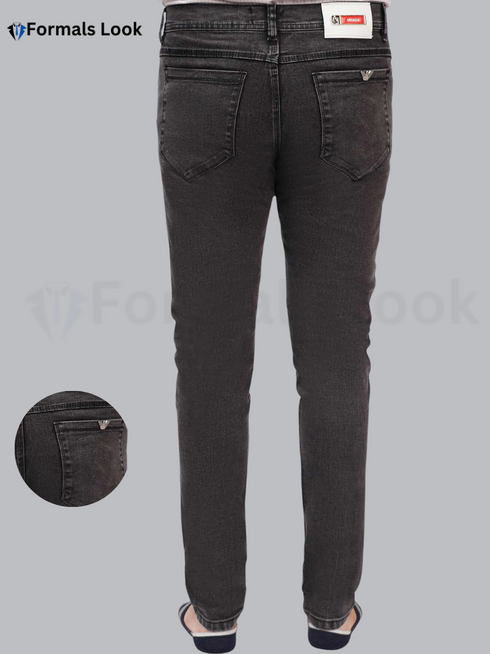 Black Color Imported Stuff Ultra Stretch Jeans Pant