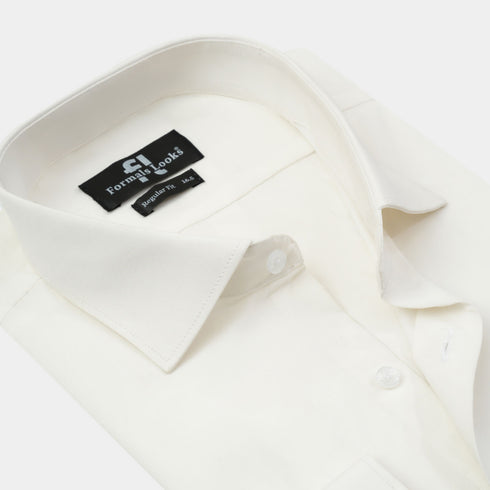 Premium Off White Formal Shirt