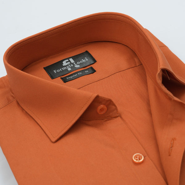 Premium Orange Formal Shirt