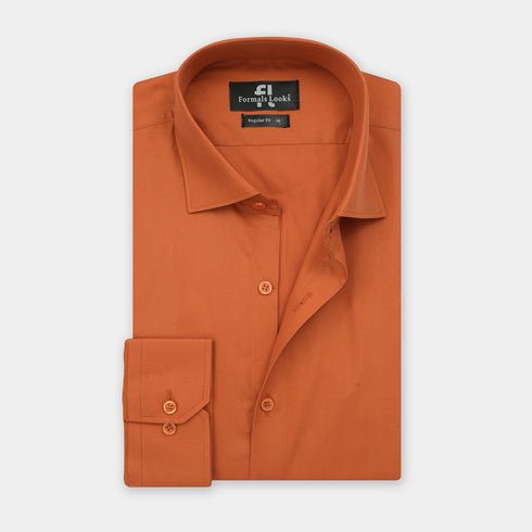 Premium Orange Formal Shirt