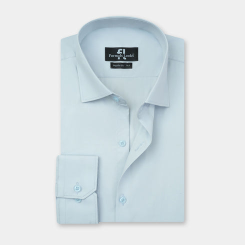 Premium Ice Blue Formal Shirt