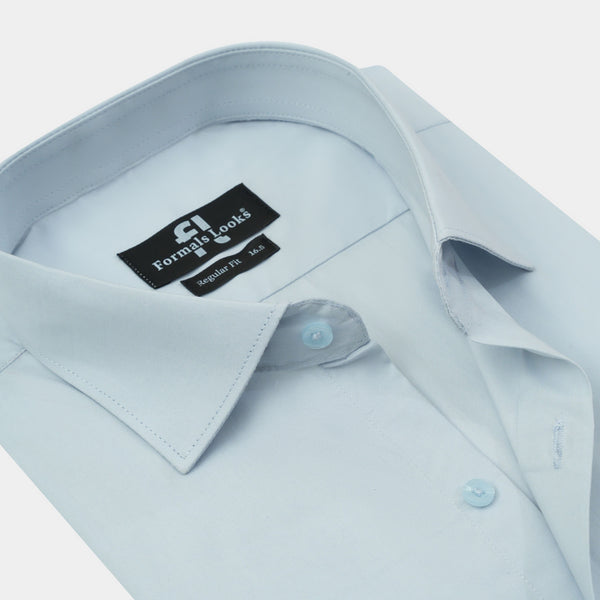 Premium Ice Blue Formal Shirt