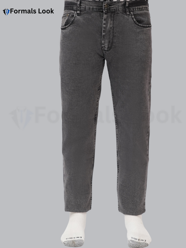Mid Black Color Imported Stuff In Stretch Jean Pant