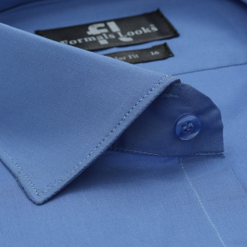 Premium Pastel Royal Blue Formal Shirt