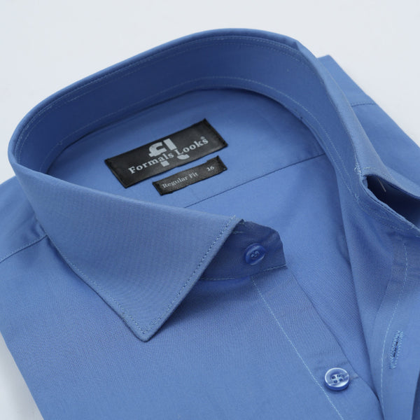 Premium Pastel Royal Blue Formal Shirt