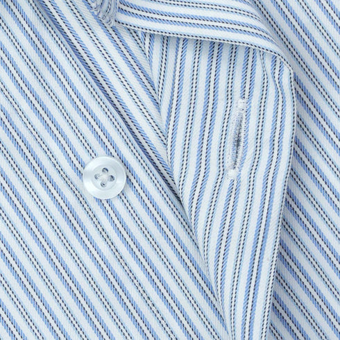 Premium Grey&Blue Lining Formal Shirt