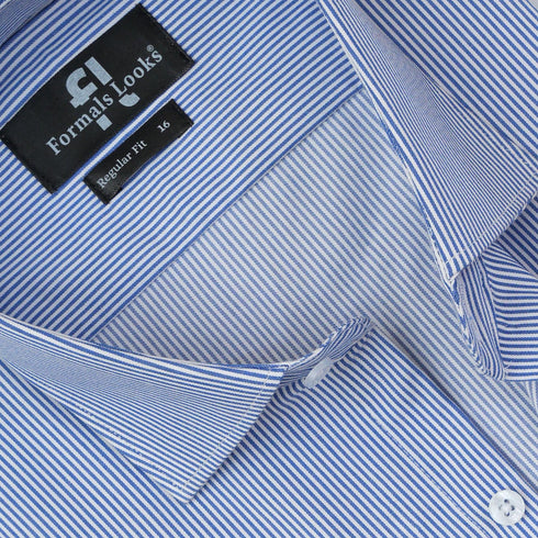 Premium Blue Lining Formal Shirt