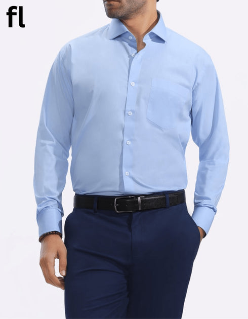 Sky Blue Formal Shirt Premium