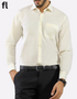 Cream Formal Shirt Premium