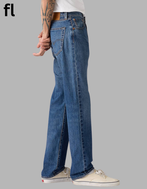 L-e-v-i’s (5.0.1) Straight Fit Blue Men's Jeans - Dark Wash