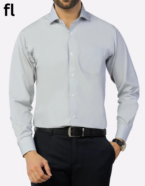 Grey Formal Shirt Premium