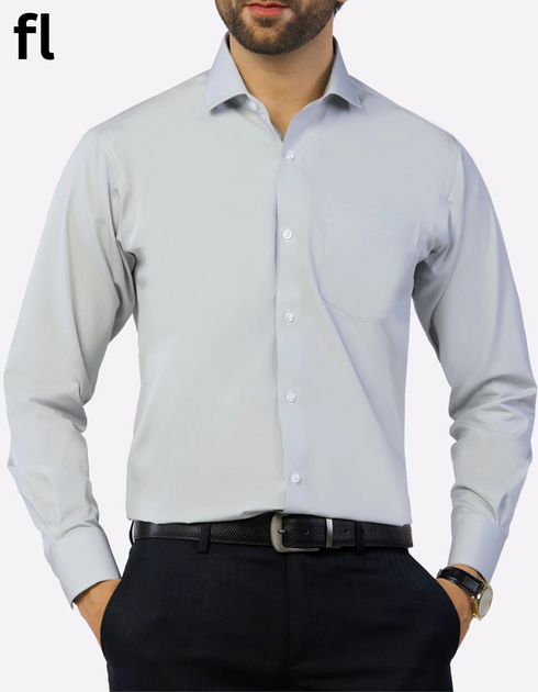 Grey Formal Shirt Premium