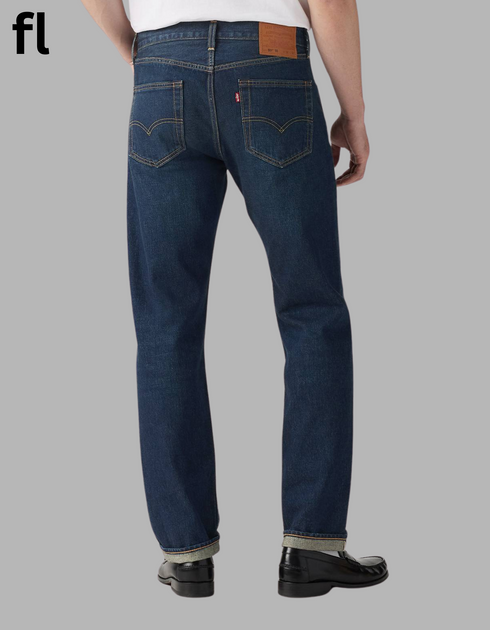 L-e-v-i’s (5.0.1) Straight Fit Dark Blue Men's Jeans The Walls - Dark Wash