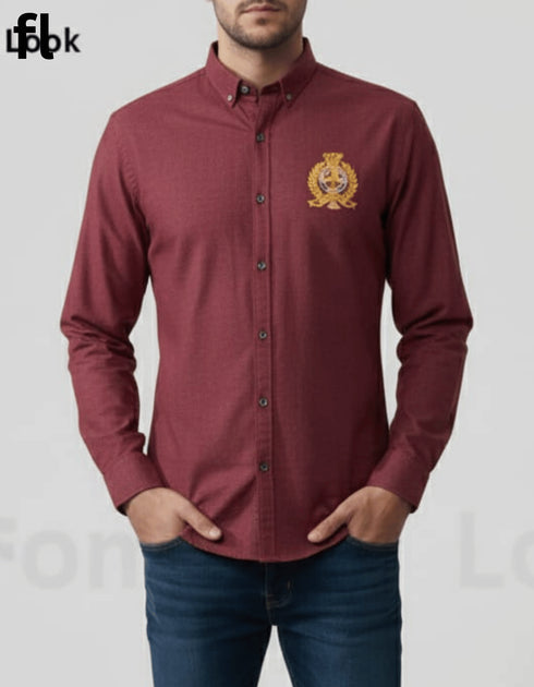 Casual Shirts Maroon