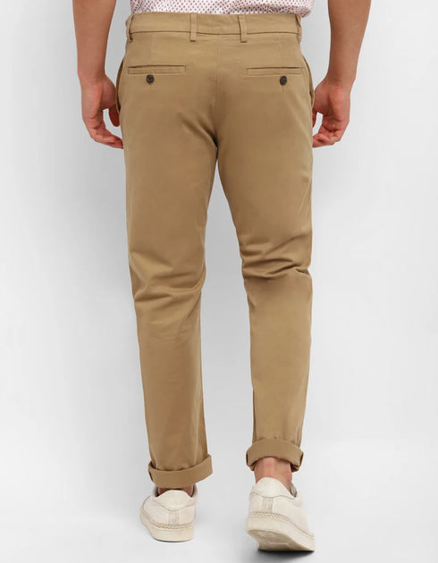 Regular Fit Off Khakhi Cotton Pant – Imported Stuff