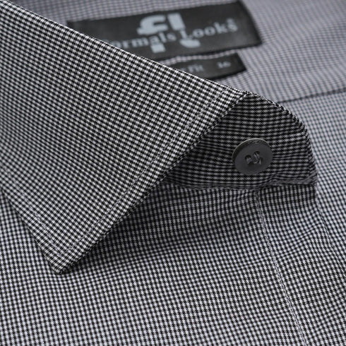 Premium Black Check Formal Shirt