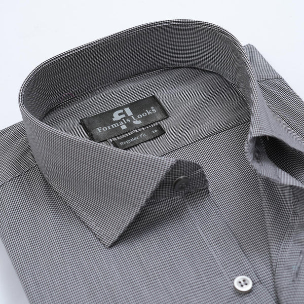 Premium Black Check Formal Shirt