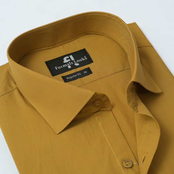 Premium Mustard Formal Shirt