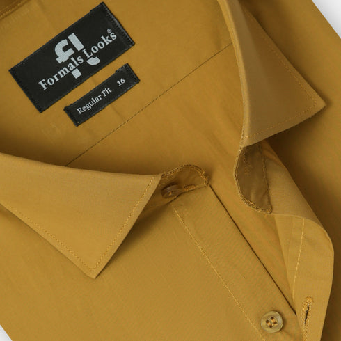Premium Mustard Formal Shirt