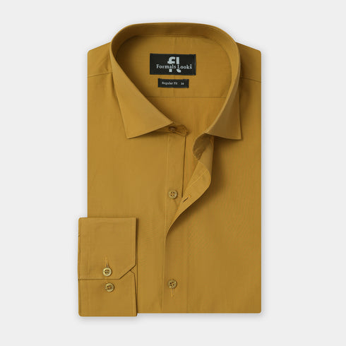 Premium Mustard Formal Shirt