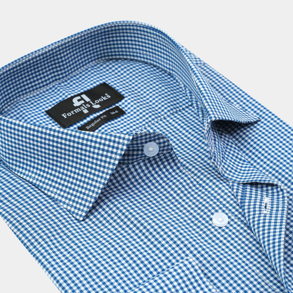 Premium Zinc Check Formal Shirt
