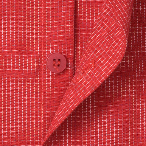 Premium Red Check Formal Shirt