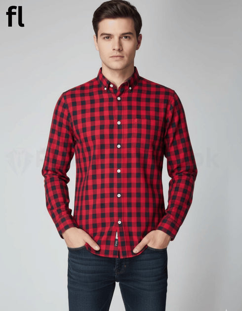 Casual Shirts Red Check