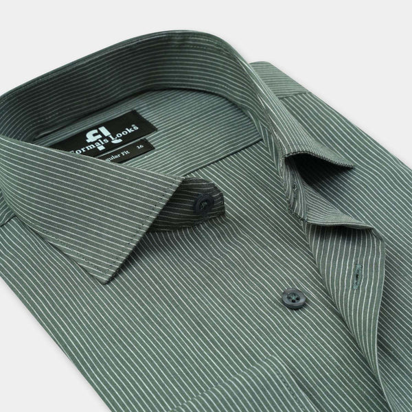 Premium Green Lining Formal Shirt