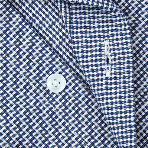 Premium Navy Check Formal Shirt