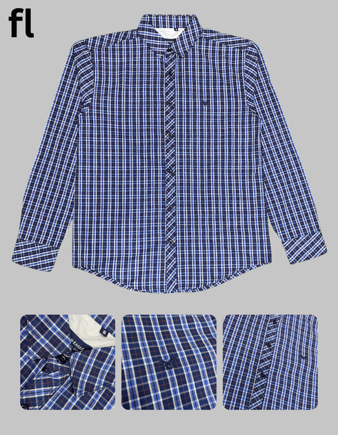 Blue Check Shirt Imported Stuff