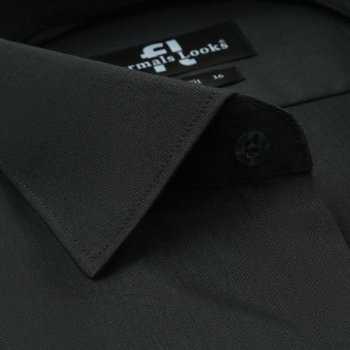 Premium Dark Grey Formal Shirt