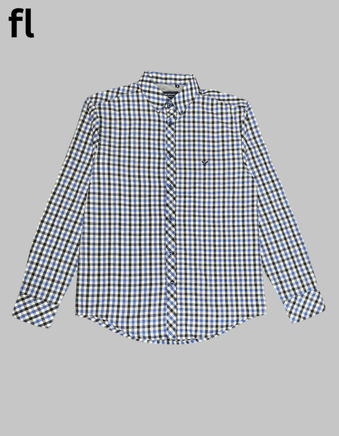 Blue Check Shirt Imported Stuff