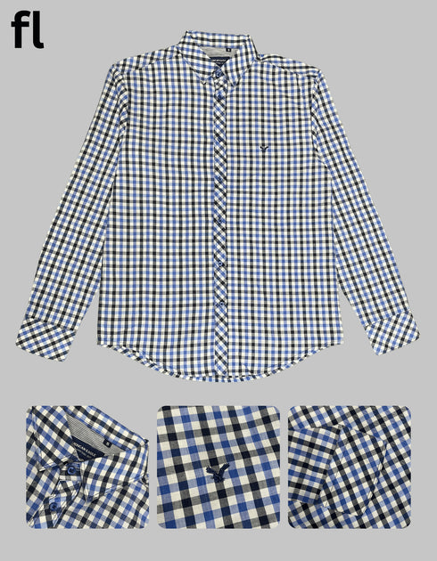 Blue Check Shirt Imported Stuff