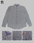 Black Blue and White Check Shirt Imported Stuff
