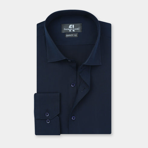 Premium Navy Formal Shirt