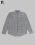 Black Blue and White Check Shirt Imported Stuff