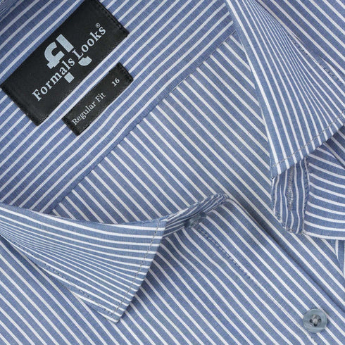 Premium Blue Lining Formal Shirt