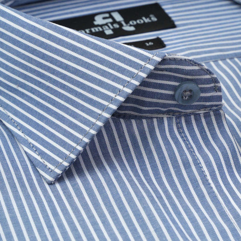 Premium Blue Lining Formal Shirt