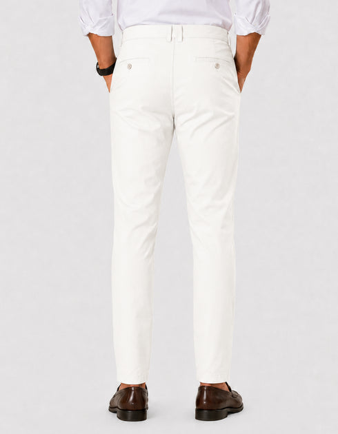Regular Fit Off White Cotton Pant – Imported Stuff