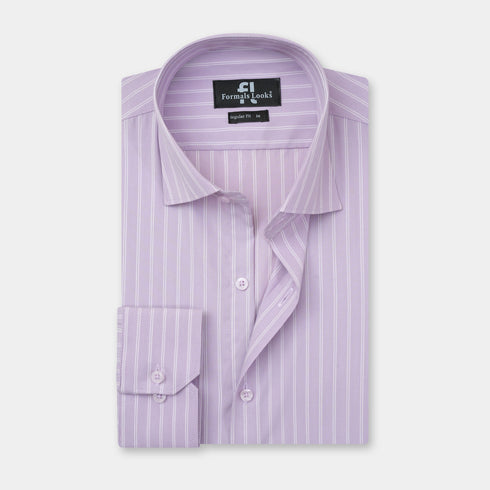 Premium Purple Lining Formal Shirt