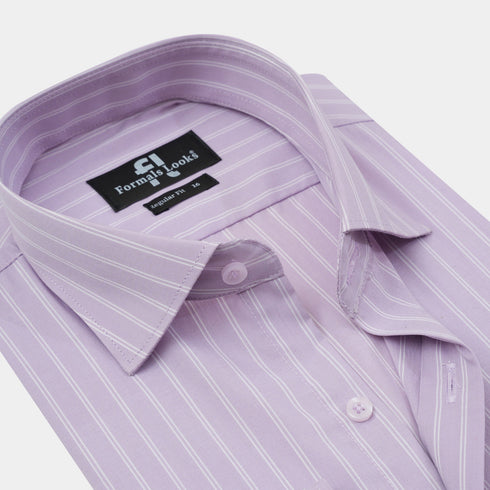 Premium Purple Lining Formal Shirt
