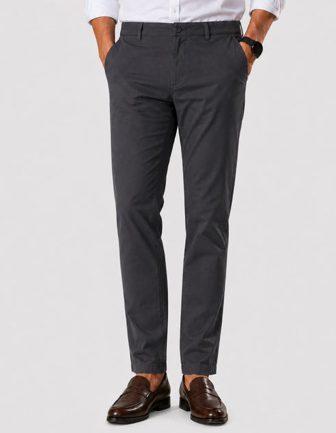 Regular Fit Dark Grey Cotton Pant – Imported Stuff