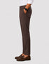 Regular Fit Dark Brown Cotton Pant – Imported Stuff