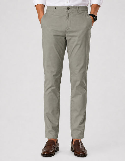 Regular Fit Olive Cotton Pant – Imported Stuff