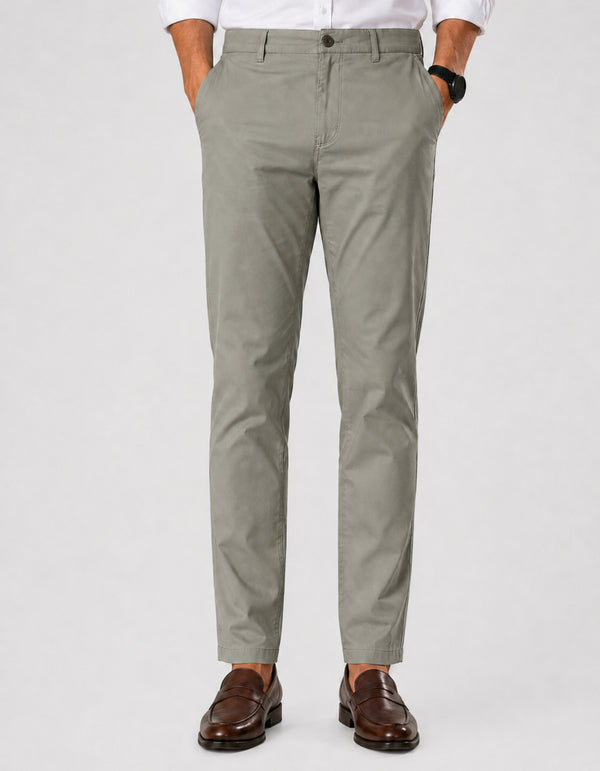 Regular Fit Olive Cotton Pant – Imported Stuff