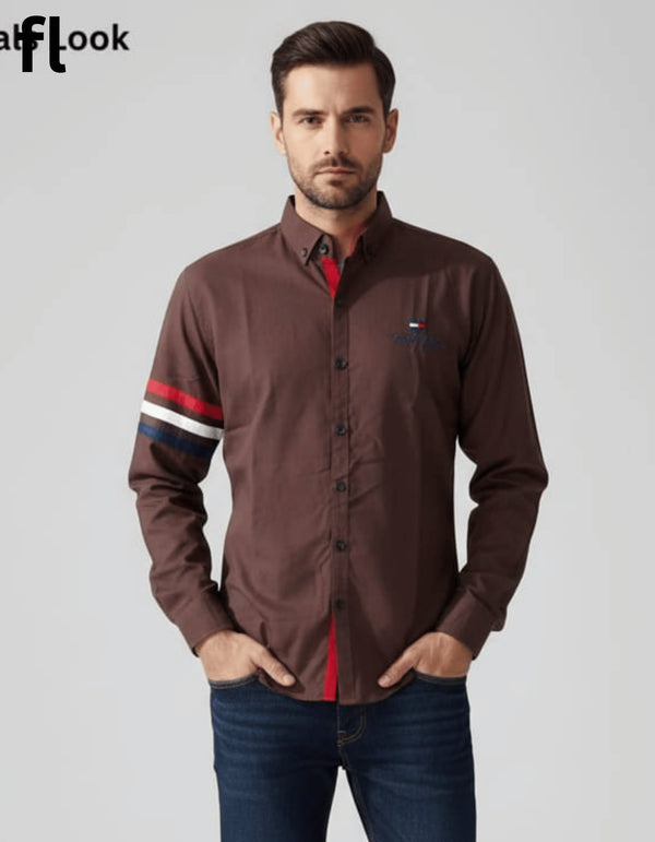 Casual Shirts Brown